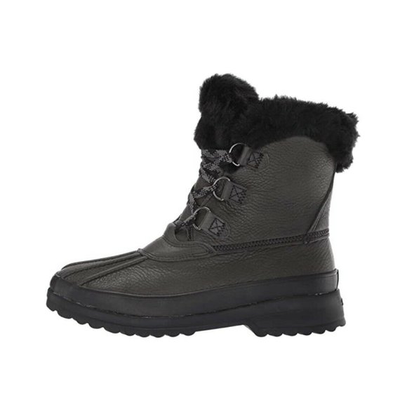 NEW Sperry Maritime Black Leather Winter Snow Boots 7 - Picture 4 of 7